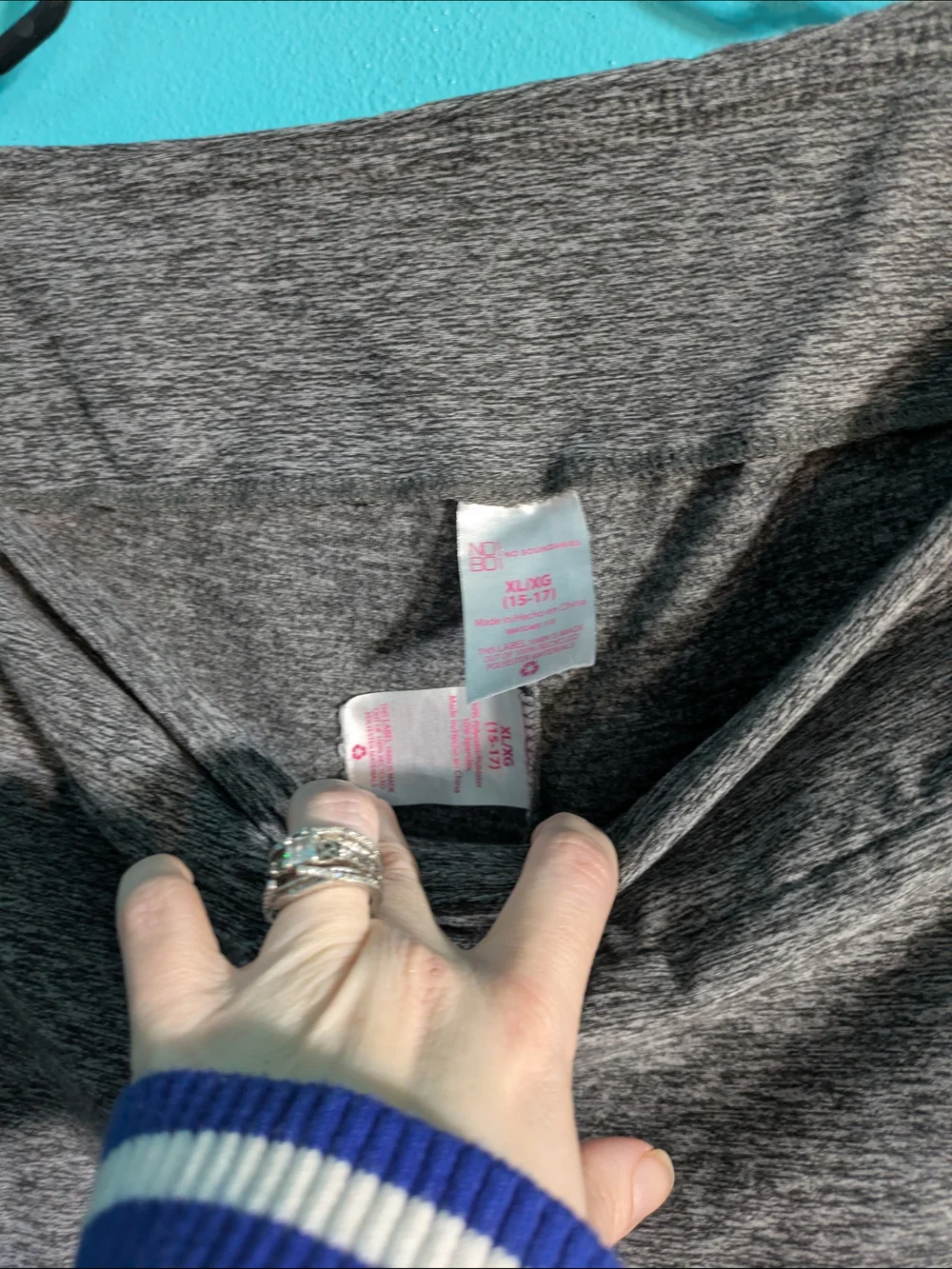 No‎ Boundaries Gray Heather Stretch Leggings